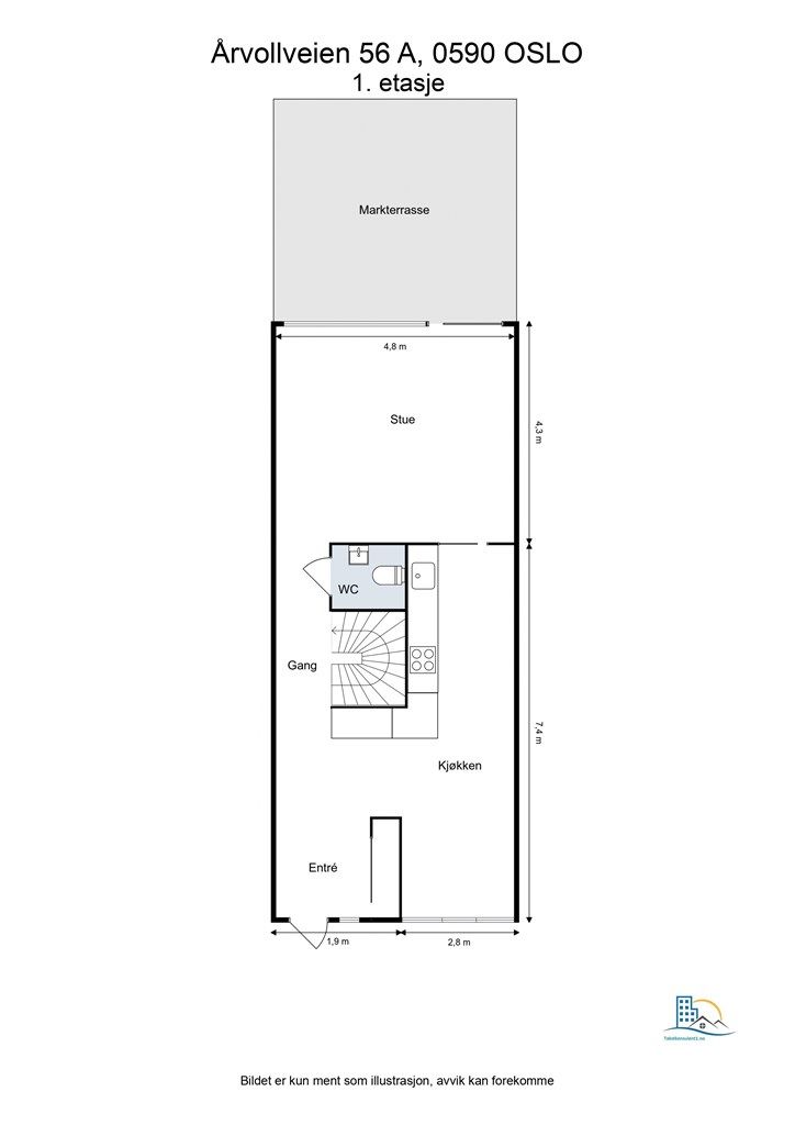 Plantegning - 1. etasje