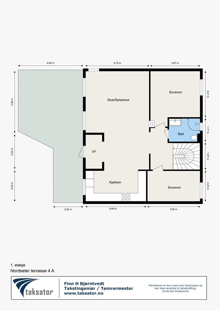 Plantegning - 1. etasje