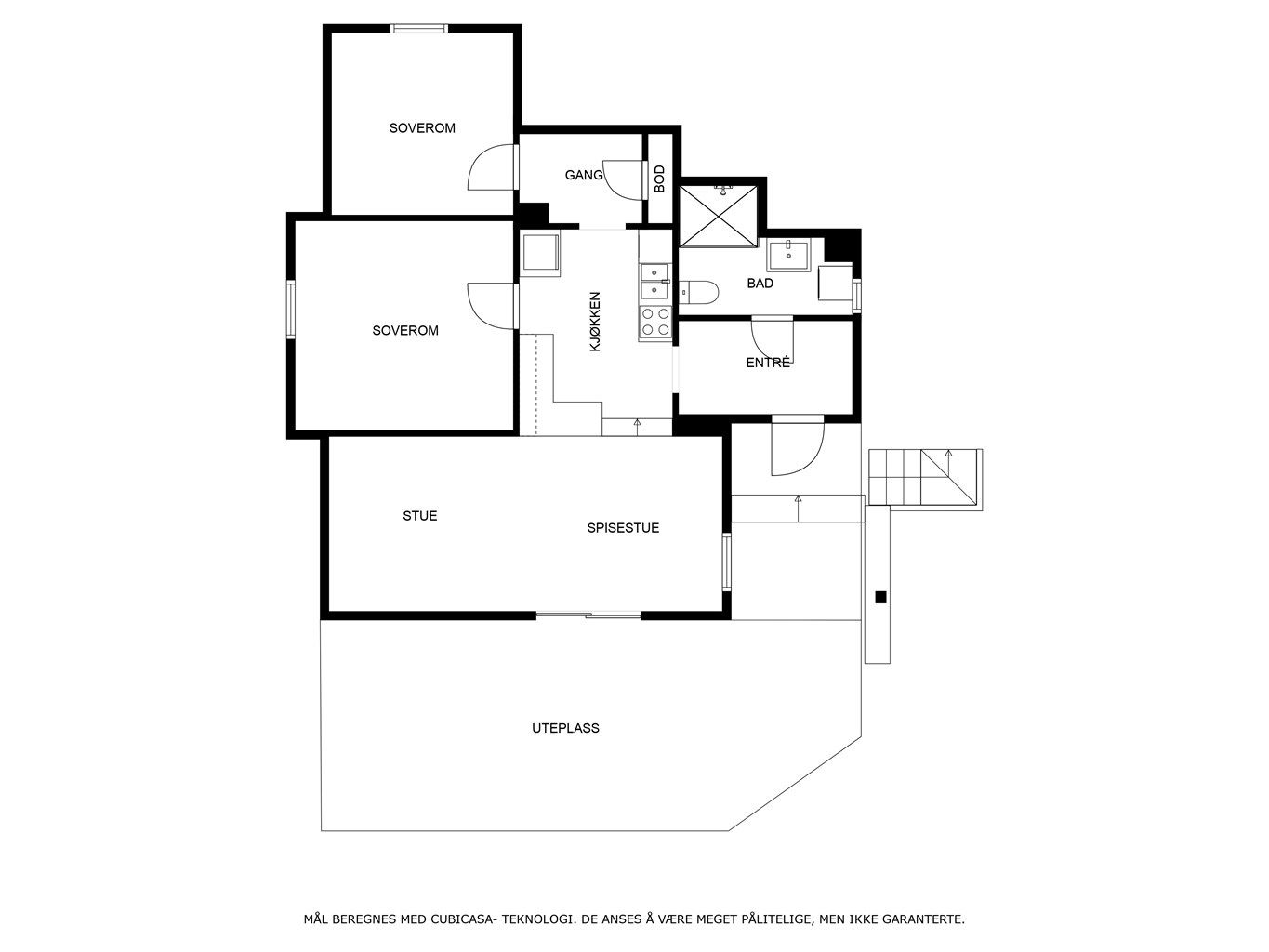 Plantegning underetasje