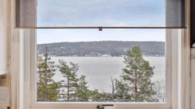 Her kan den flotte utsikten nytes men man lager dagens måltider.