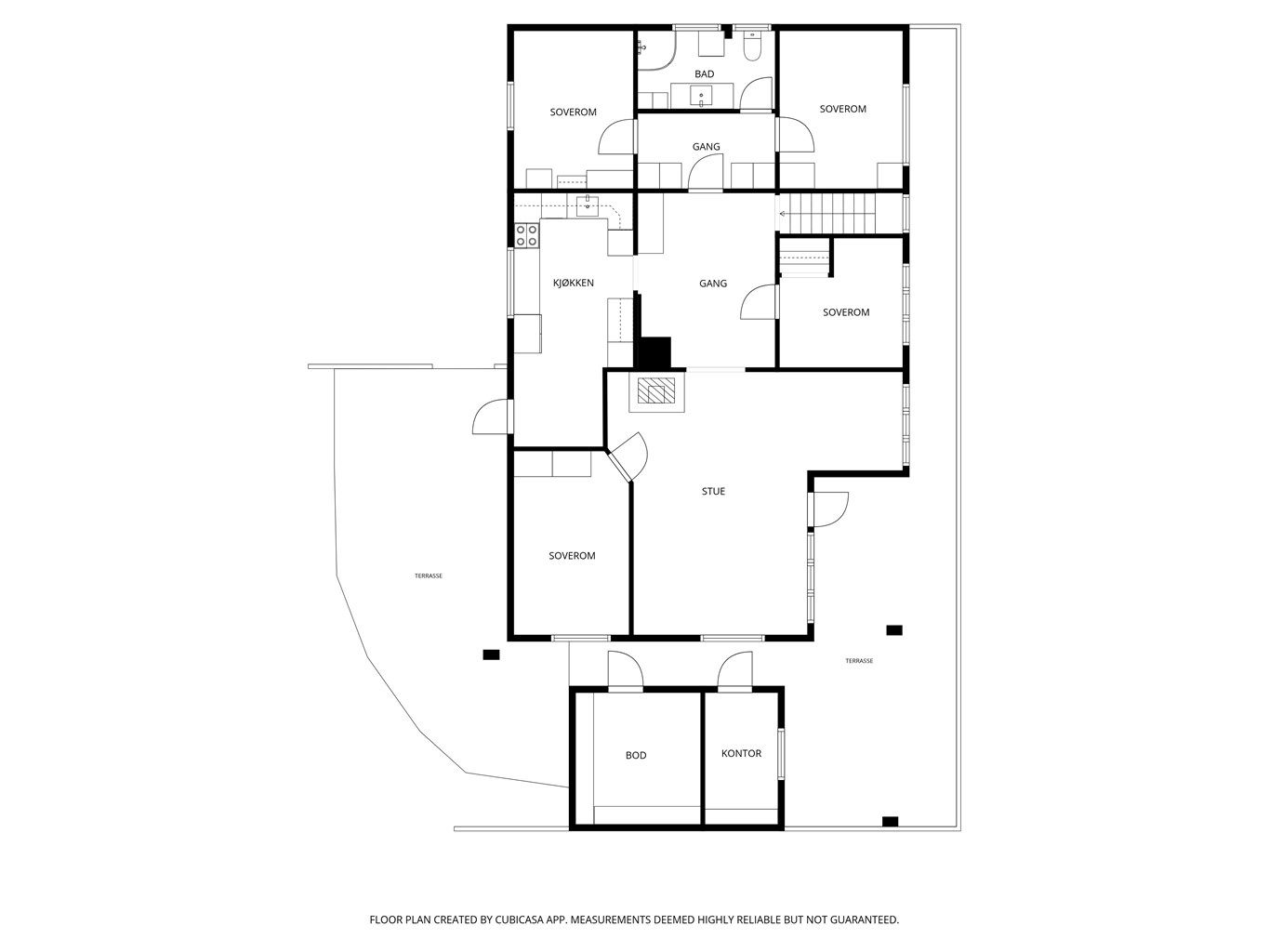 Plantegning 1. etasje