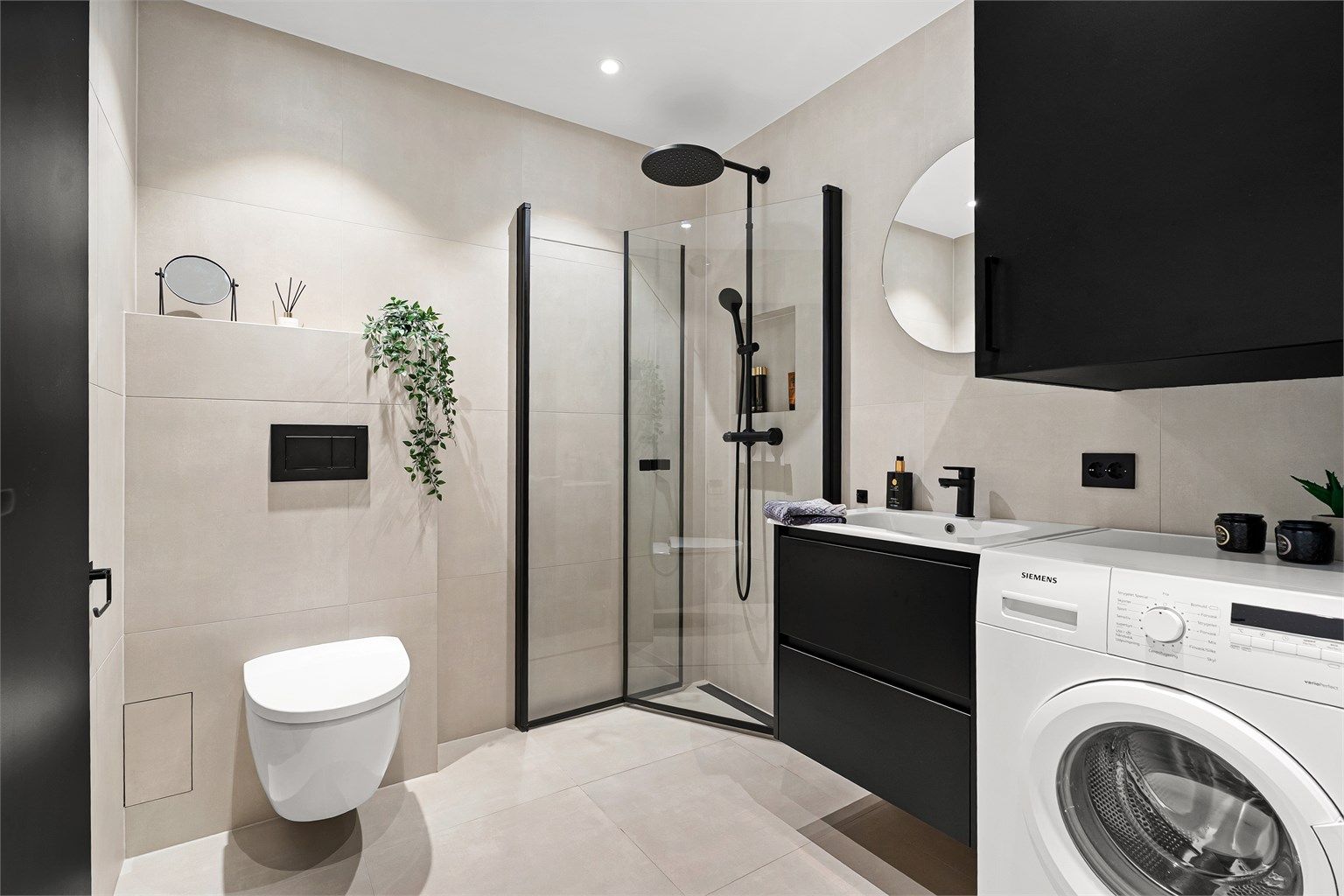 Pent renovert bad i 2023 utført av fagfolk