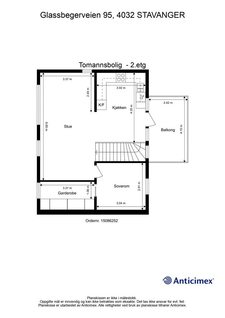 Plantegning 2. etasje