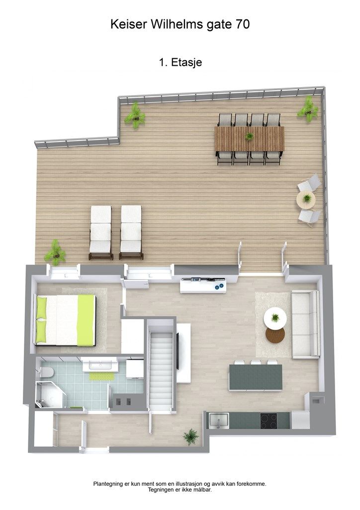 Keiser Wilhelms gate 70 - 3D - 1