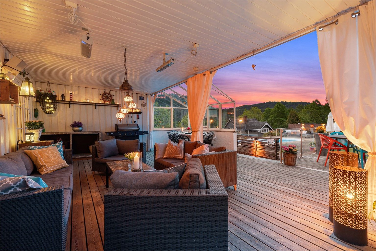 Lun og meget koselig atmosfære 