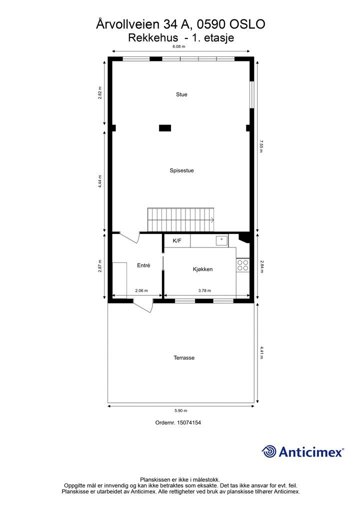 Plantegning 1. etasje