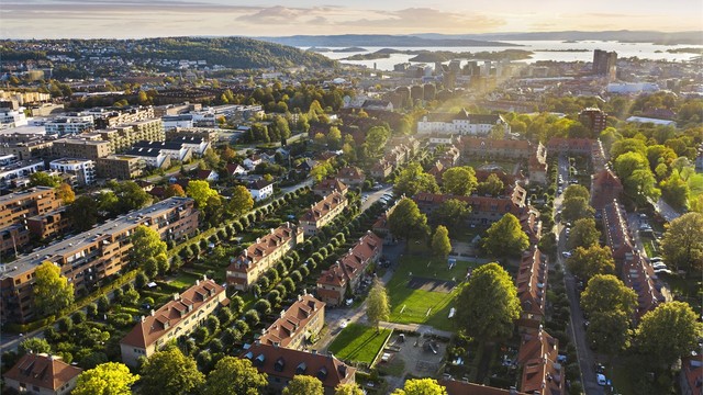 Idylliske Lille Tøyen Hageby er en av de nærmeste naboene