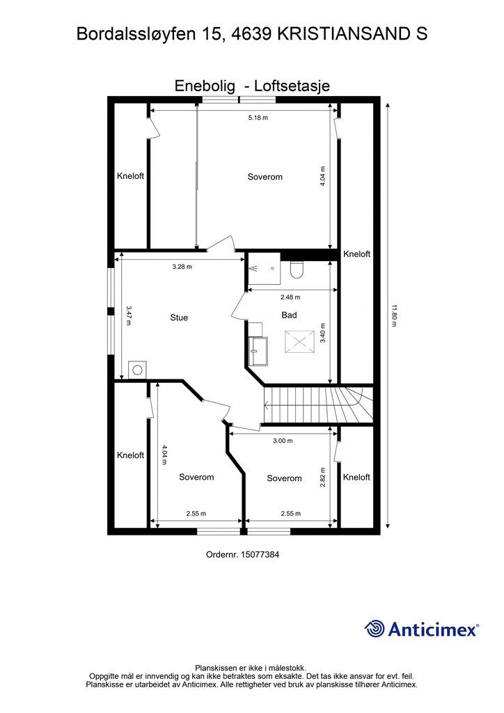 Plantegning 2. etasje
