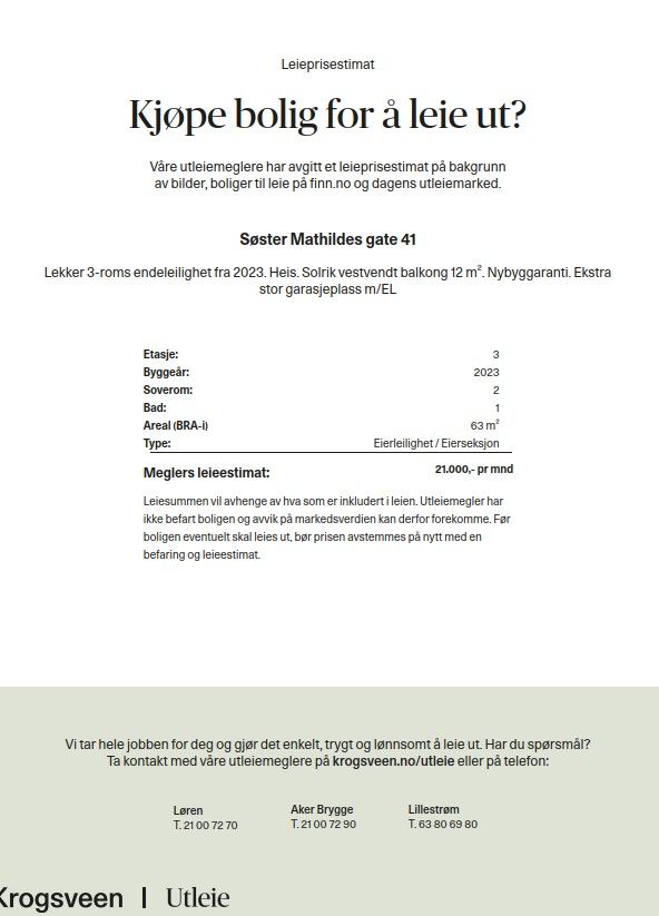 Utleieverdi