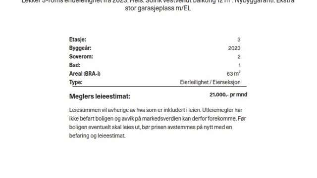 Utleieverdi