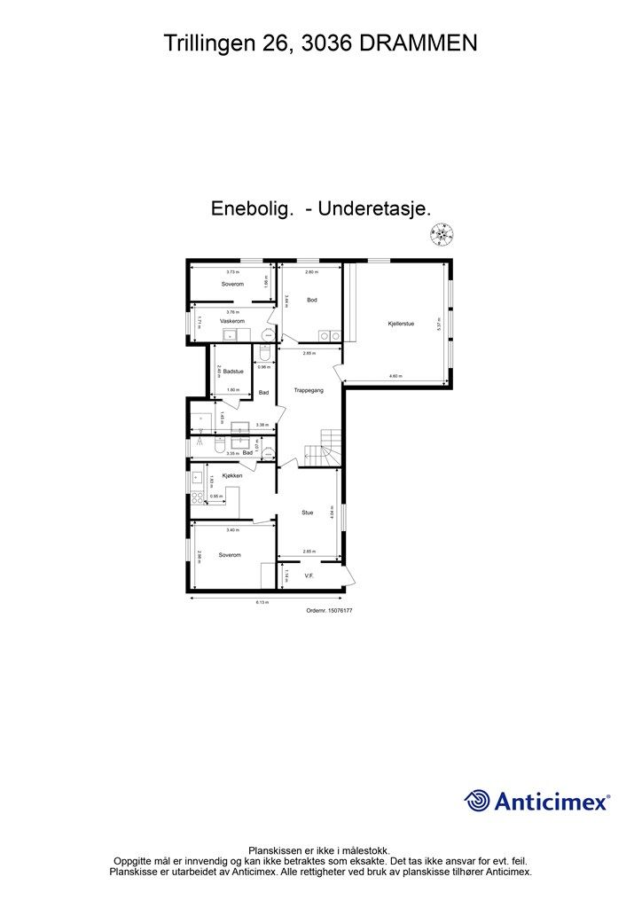 Plantegning - Underetasje