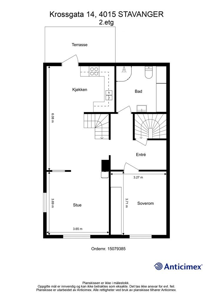Plantegning 2. etasje