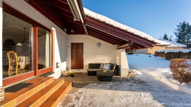 En skjermet og privat uteplass for familien.