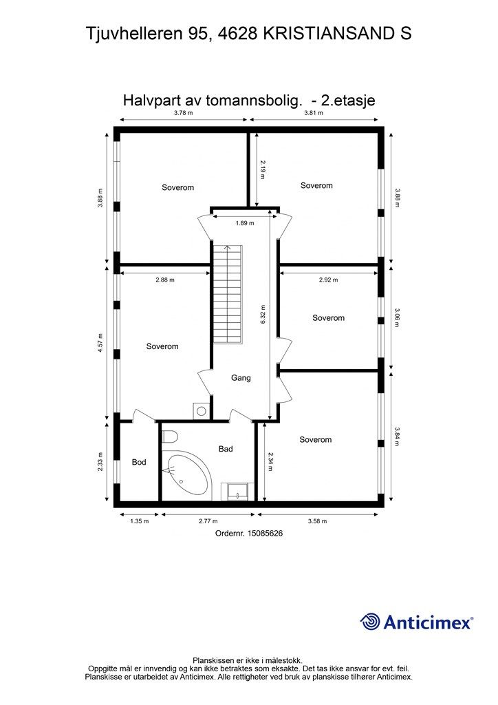 Plantegning - 2.etasje