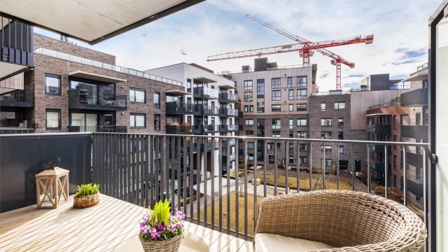 Velkommen til populære Frysjaparken og Frysjaveien 40B, en lekker og moderne 2-roms leilighet! Foto: Hanne Bruland/FotoHanne