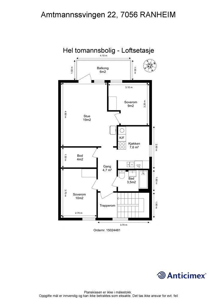 Plantegning loft