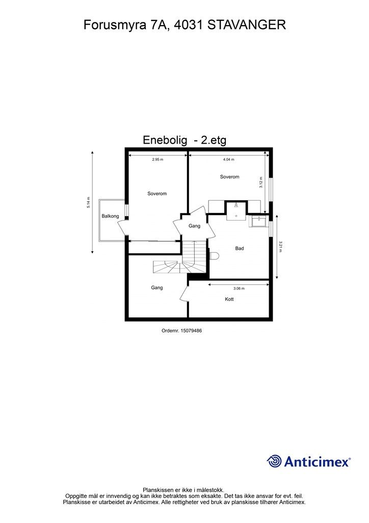 Plantegning 2.Etasje.