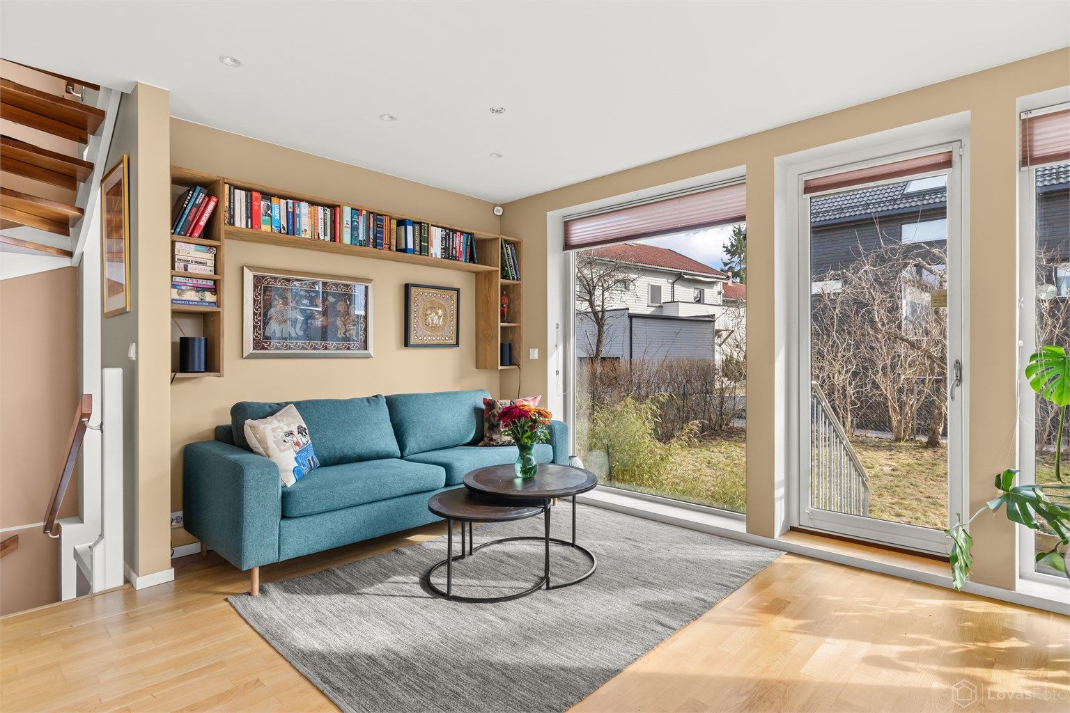 Hele boligen er utstyrt med balansert ventilasjon, som sikrer et sunt og godt inneklima.