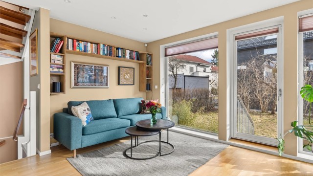 Hele boligen er utstyrt med balansert ventilasjon, som sikrer et sunt og godt inneklima.