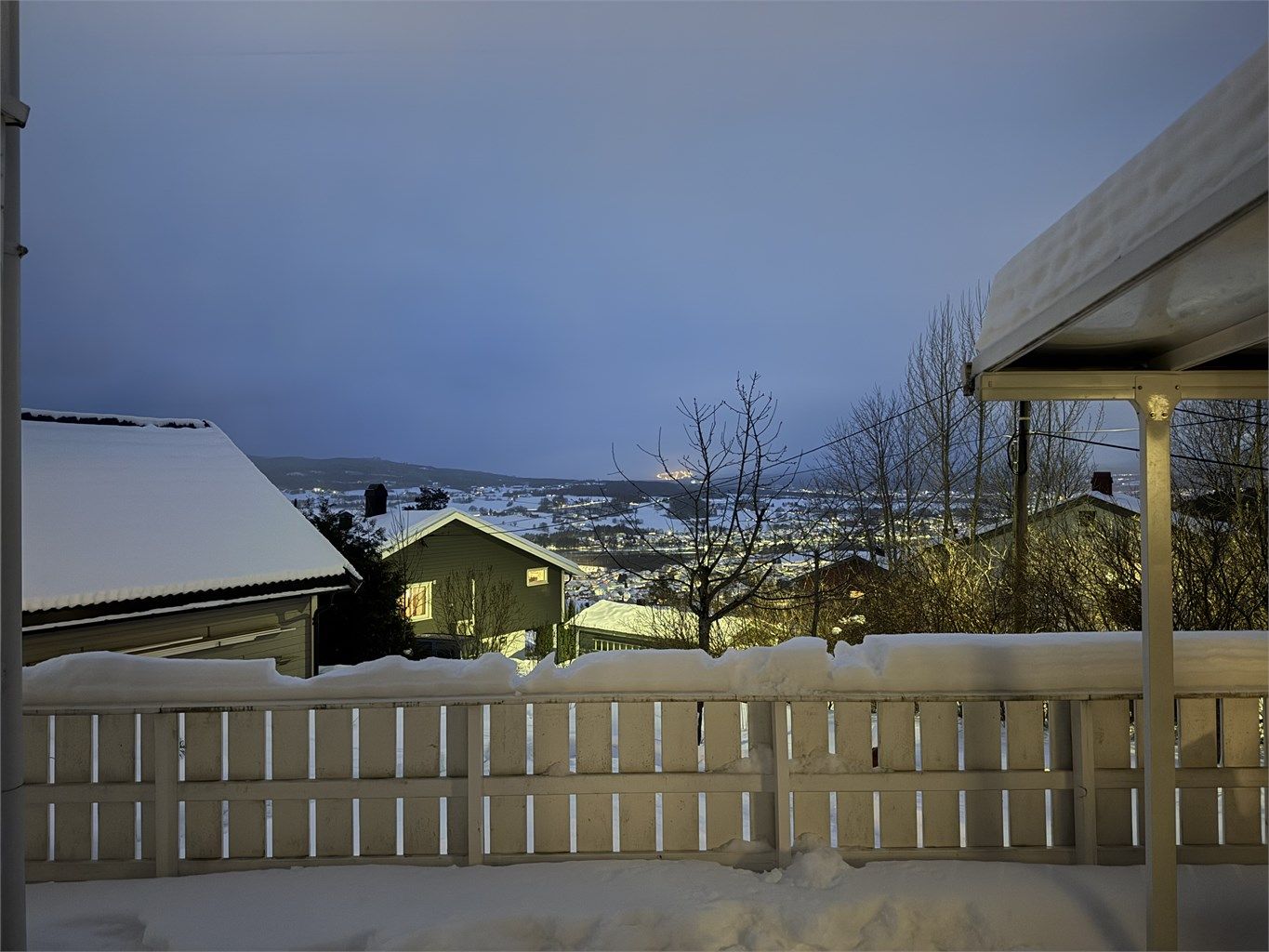 Utsikt fra stue