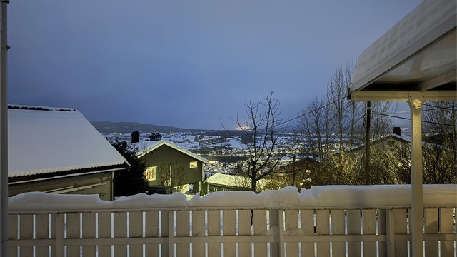 Utsikt fra stue