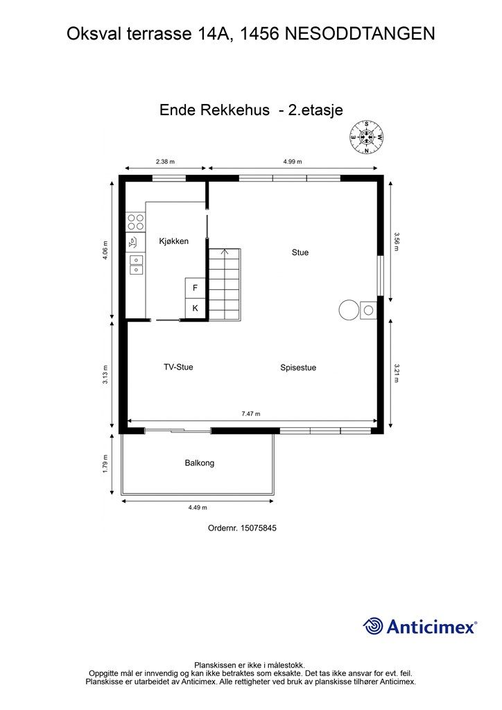 Plantegning 2.etasje