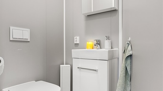 Wc rom i 1 etg er superpraktisk å ha