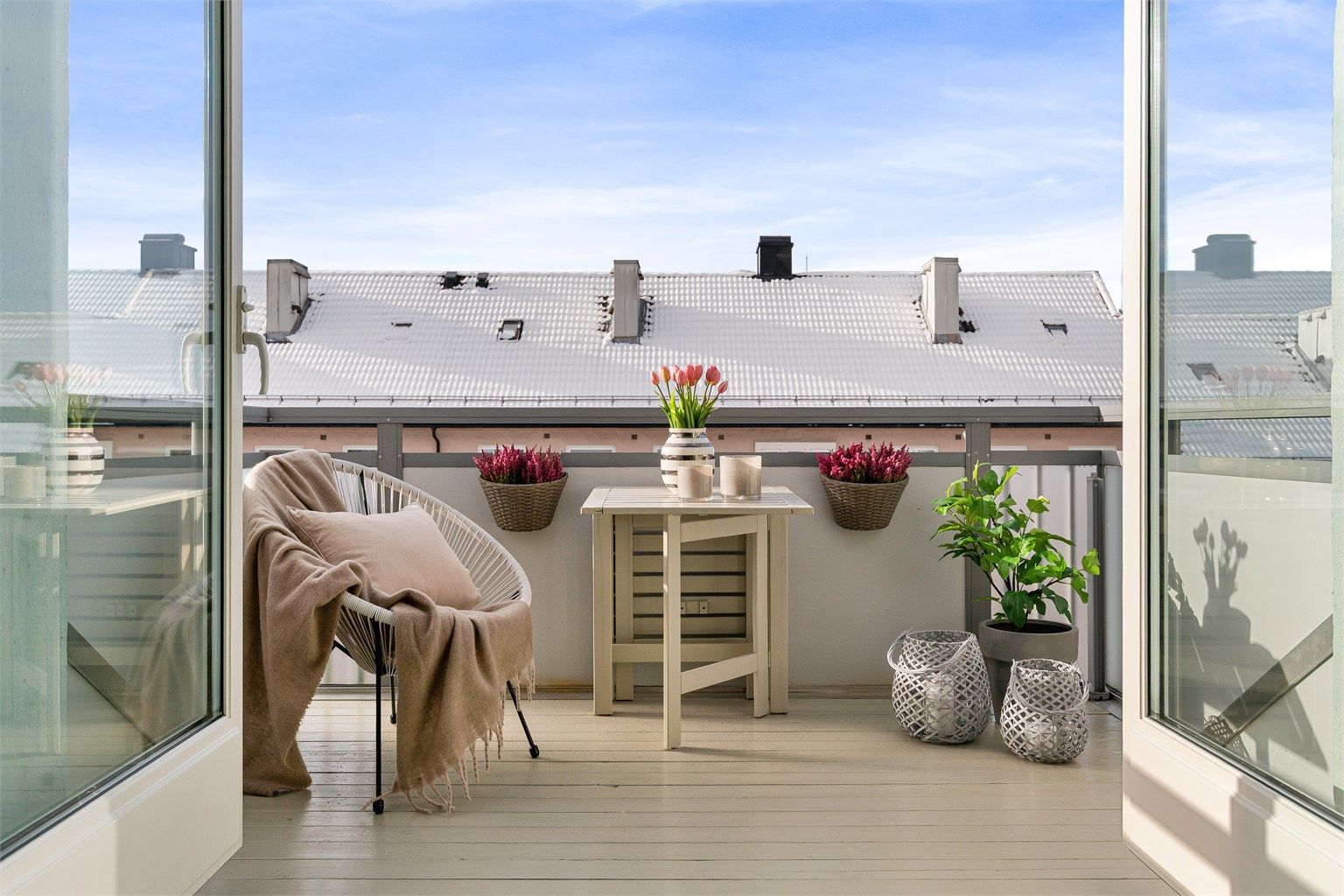 - En nydelig toppleilighet som strekker seg over to etasjer -