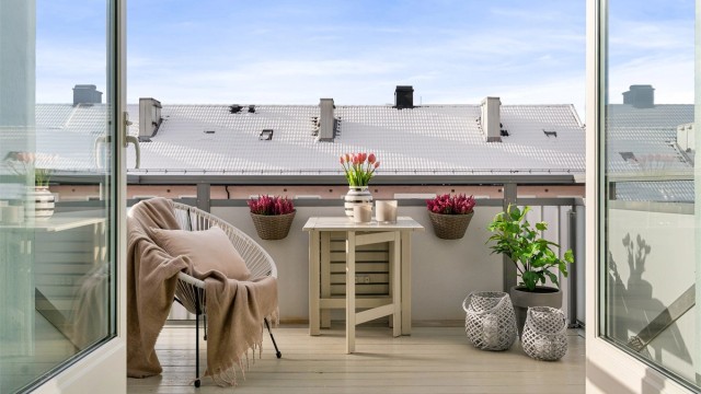 - En nydelig toppleilighet som strekker seg over to etasjer -