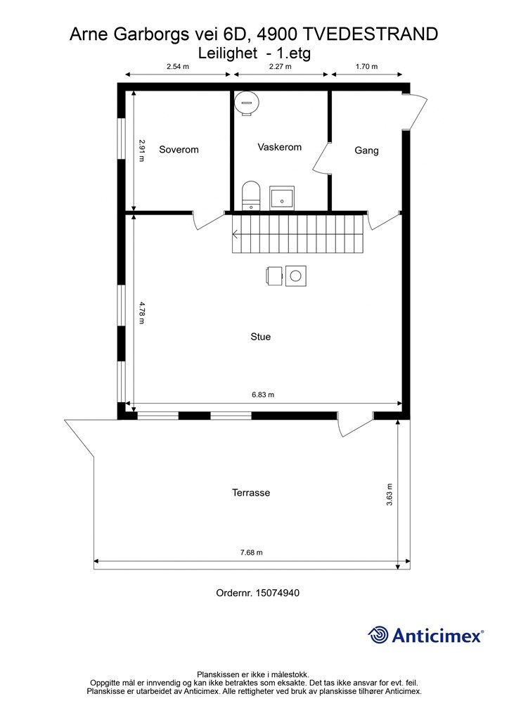 Plantegning 1.etasje