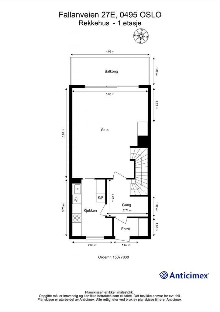Plantegning - 1. etasje