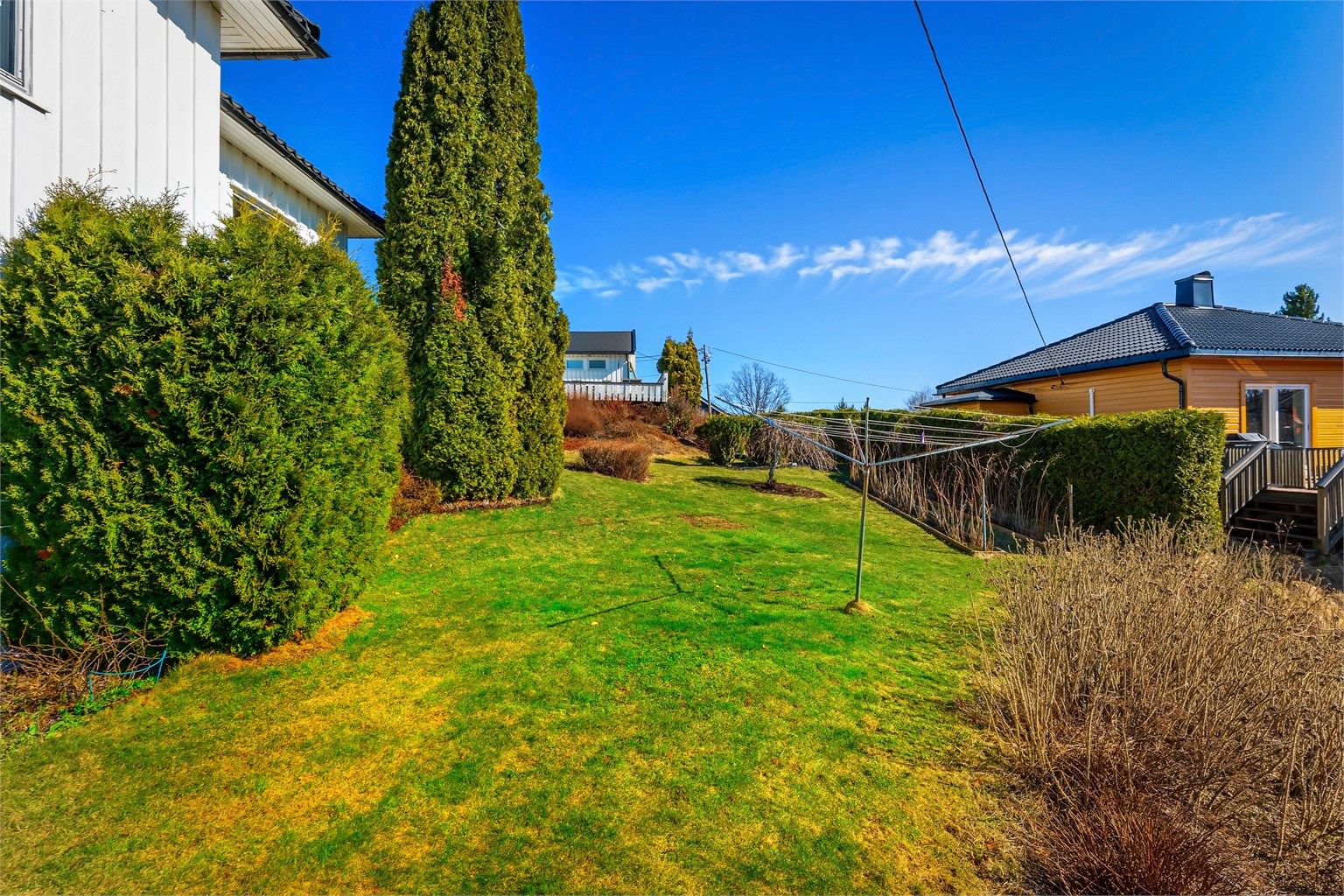 Eiendommen har gode solforhold