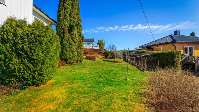 Eiendommen har gode solforhold