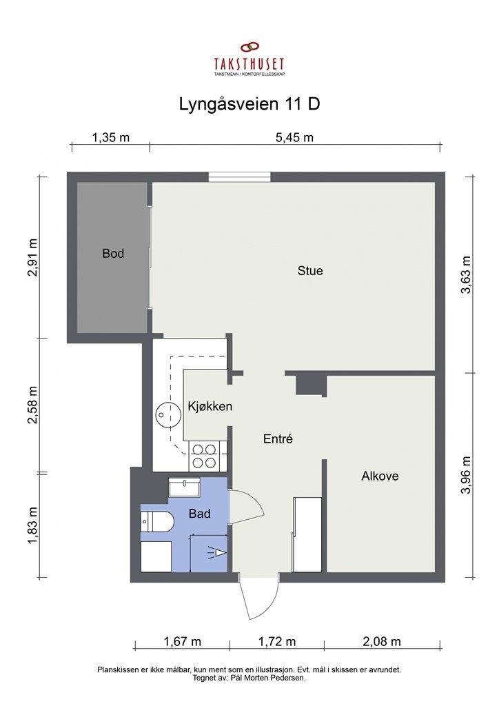 Planskisse - Se punkt ferdigattest i salgsoppgaven for mer informasjon
