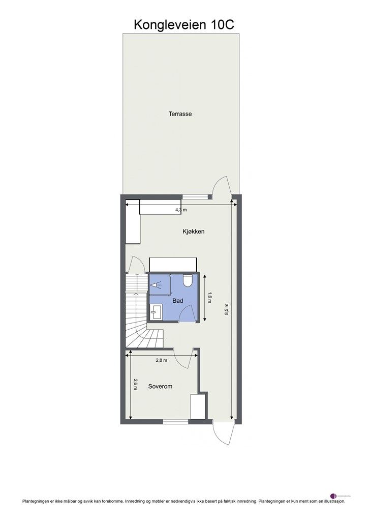 Plantegning - 1. etasje