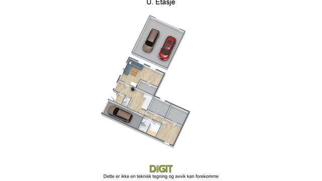 Nygårdsbakken 1 - 3D - U