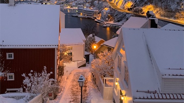 Tyholmen byr på en stemningsfull atmosfære året rundt.