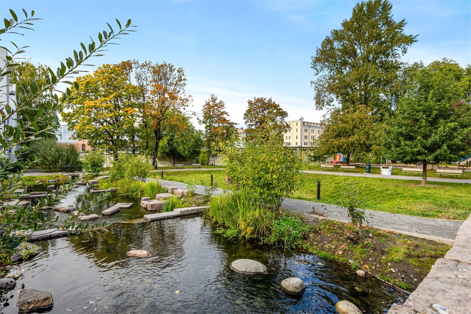 Klosterenga park som nærmeste nabo!
