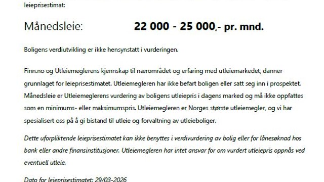 Leieprisvurdering