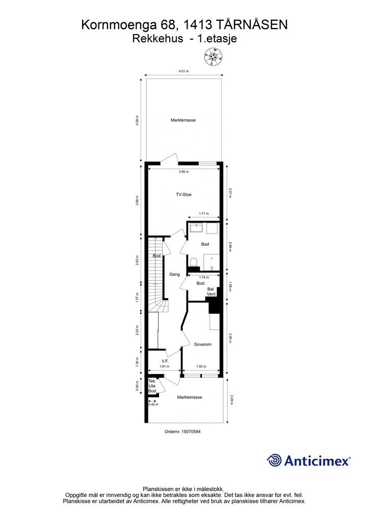 Plantegning - 1.etasje