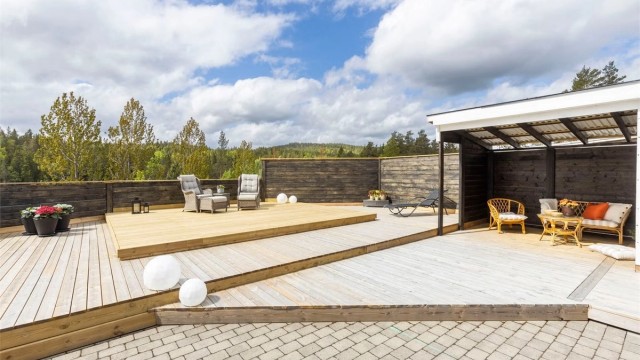 Meget usjenerte uteplasser