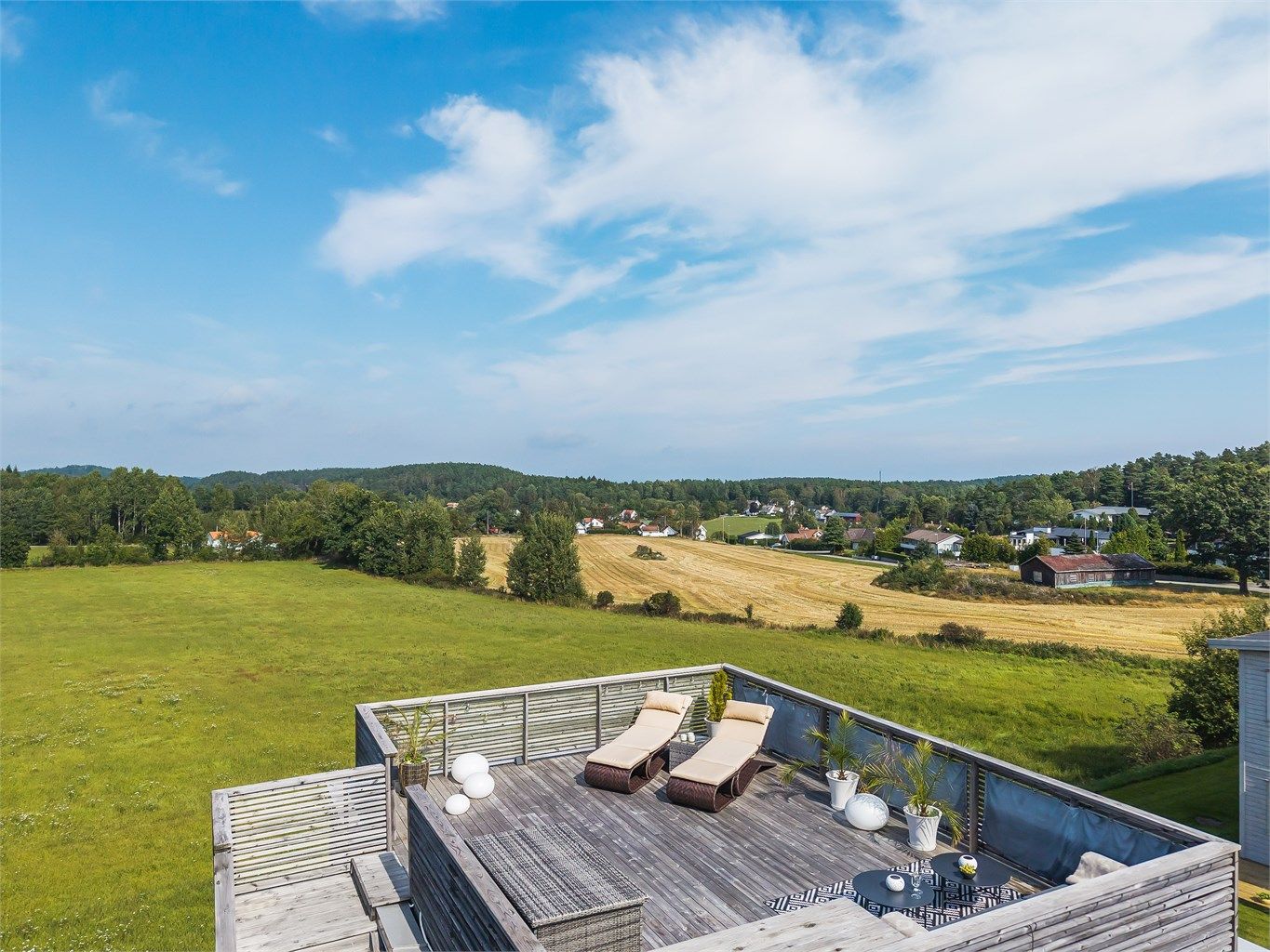 Takterrasse/området