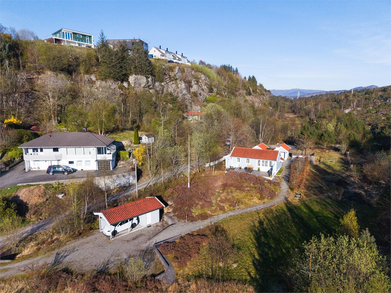 Området er bestående av både fastboende og hytteeiere.
