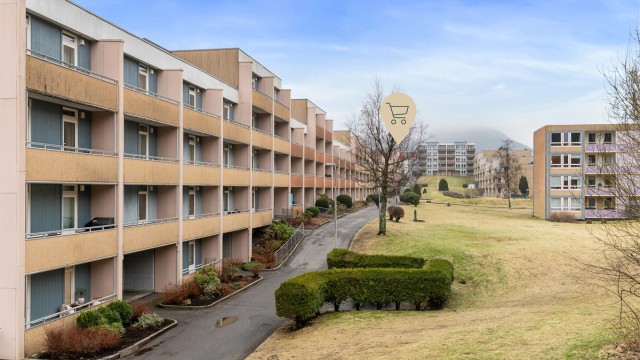 - Her ser man hvor nærme leiligheten ligger Oasen senter -