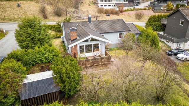 Hagen består bl.a. av plenarealer, trær, frukttrær (eple og pære), prydbusker og diverse beplantninger.