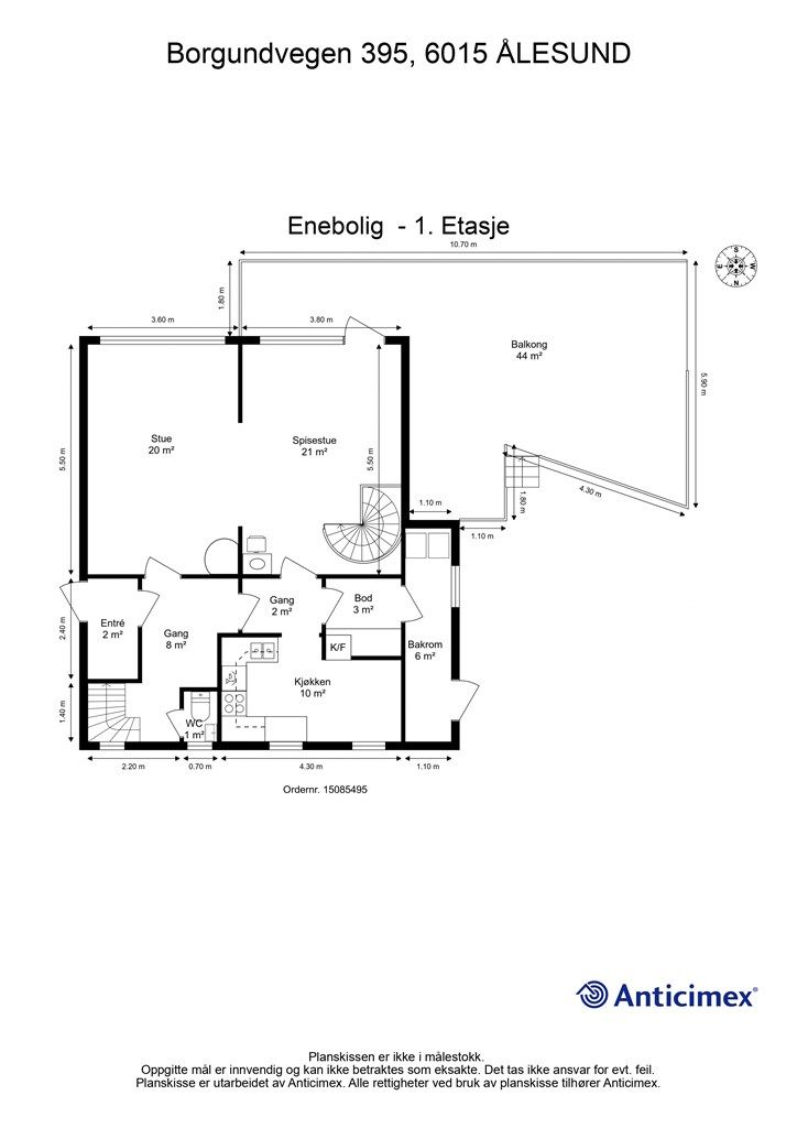 Plantegning - 1. Etasje