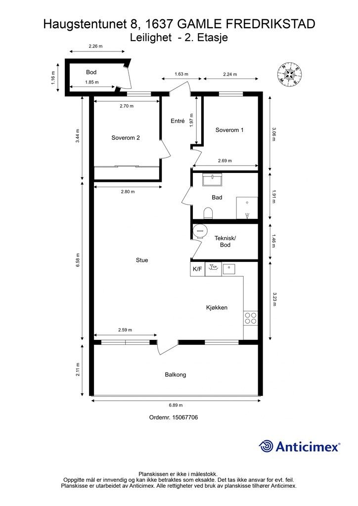 Planskissen er veiledende.