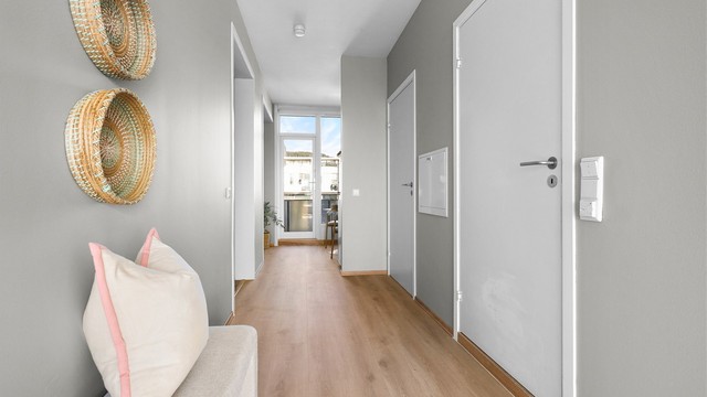 Gang mot bad og soverom.