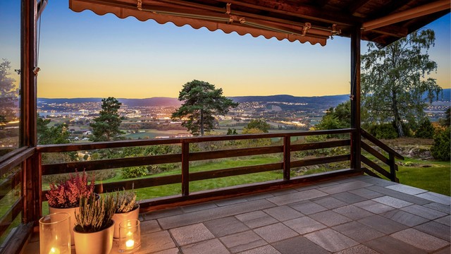 Terrasse - Kveldsbilde.