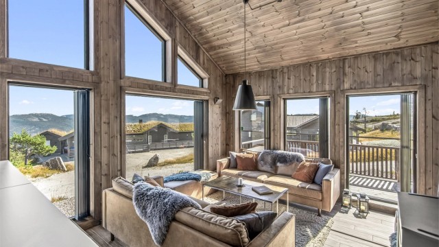 Lekker og moderne hytte fra 2020 med 4 soverom!